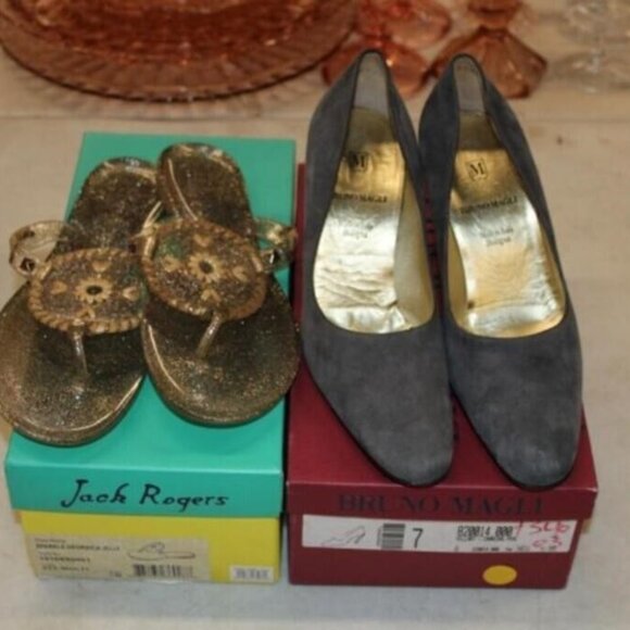 Jack Rogers Sparkle Georgica Jelly Sandals 7M - Picture 3 of 4